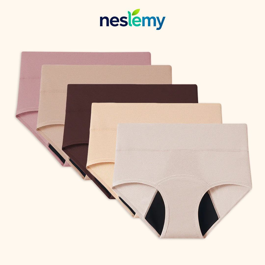 Last Day 50% OFF|NESLEMY™ 100% Leak-Proof Underwear 4-pack