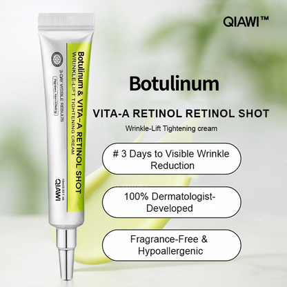 ✨Final 3 Hours: 70%OFF🔥 QIAWI™ Botulinum & Vita-A Retinol Shot Wrinkle-Lift Tightening cream✨