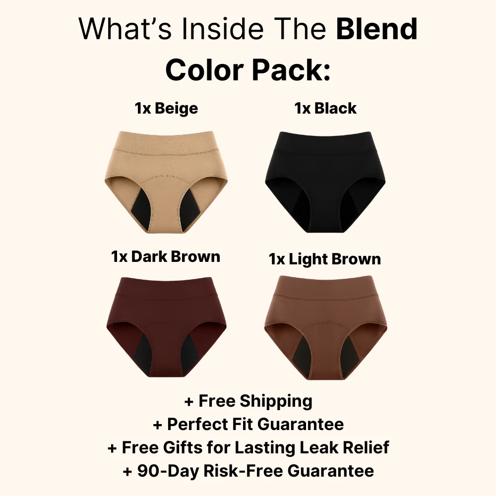 Last Day 50% OFF|NESLEMY™ 100% Leak-Proof Underwear 4-pack