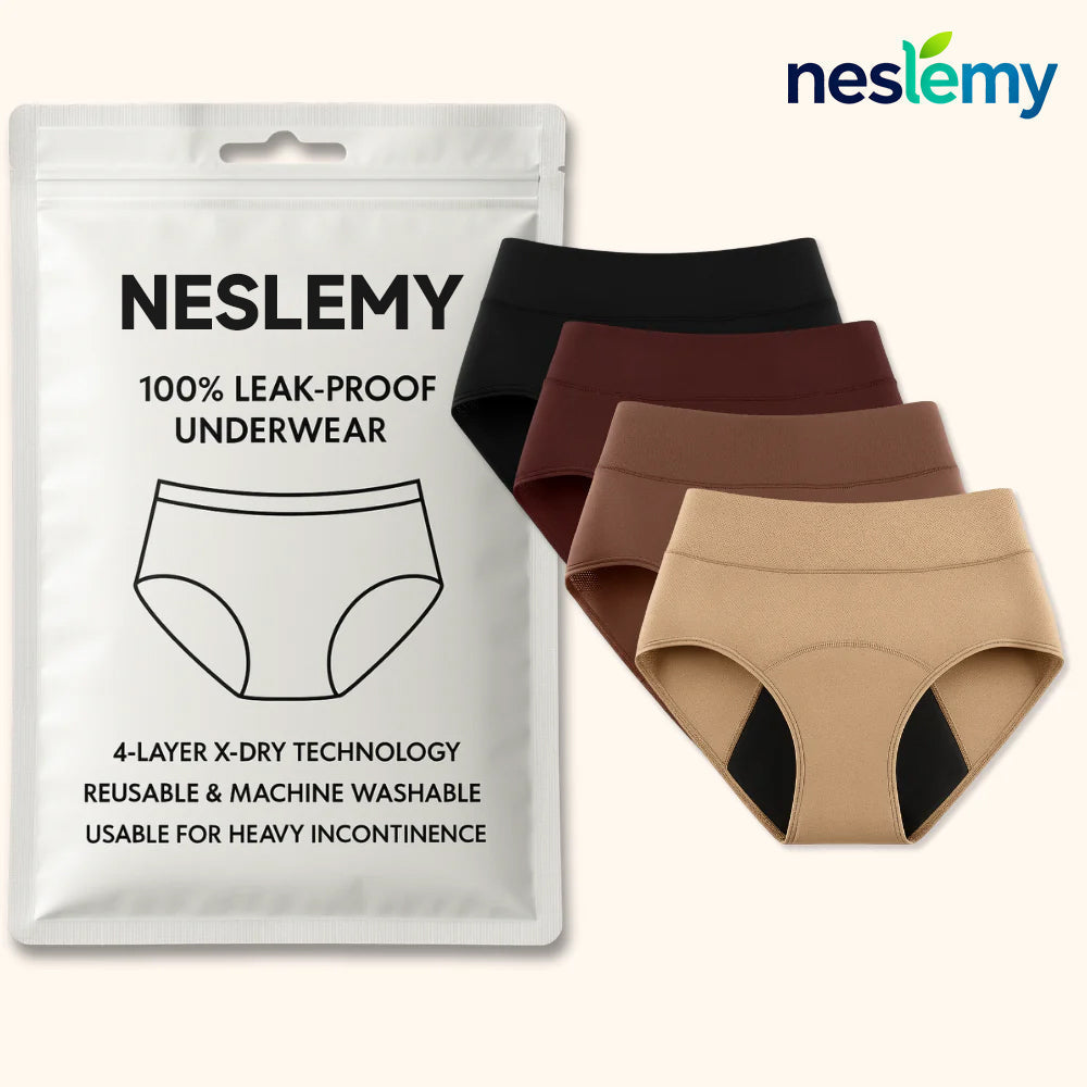 Last Day 50% OFF|NESLEMY™ 100% Leak-Proof Underwear 4-pack