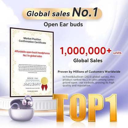 🏆LAST DAY SALE 70% OFF⏰Open-Ear Sports Earbuds — Hear the World, Hear the Music