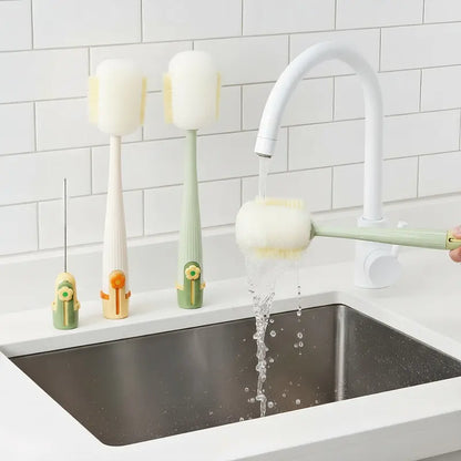 5-in-1 Bottle & Straw Cleaning Brush – Multifunctional Tool for Bottles, Cups, Straws