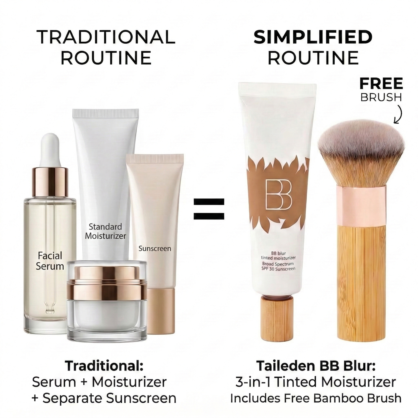 BB blur tinted moisturizer SPF 30 - instantly brightens, hydrates & smooths your skin