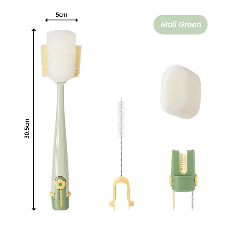 5-in-1 Bottle & Straw Cleaning Brush – Multifunctional Tool for Bottles, Cups, Straws