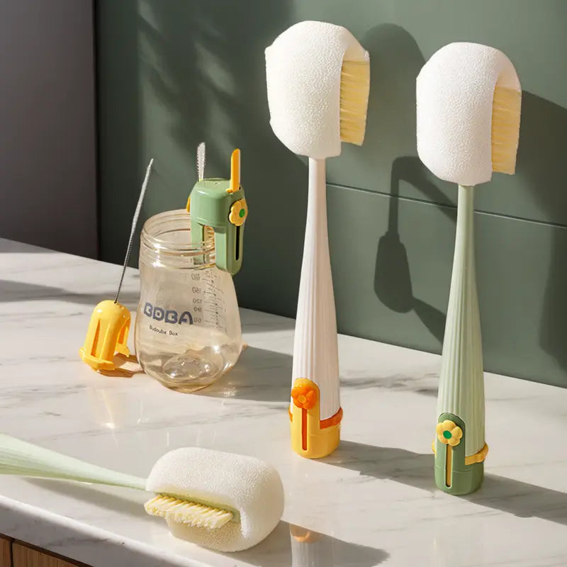 5-in-1 Bottle & Straw Cleaning Brush – Multifunctional Tool for Bottles, Cups, Straws